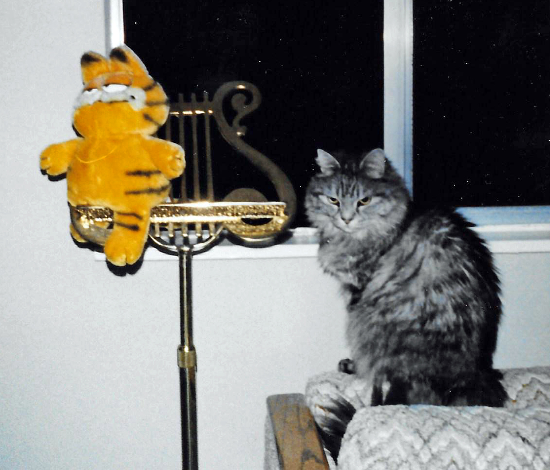 Butchie and Garfield - 1986