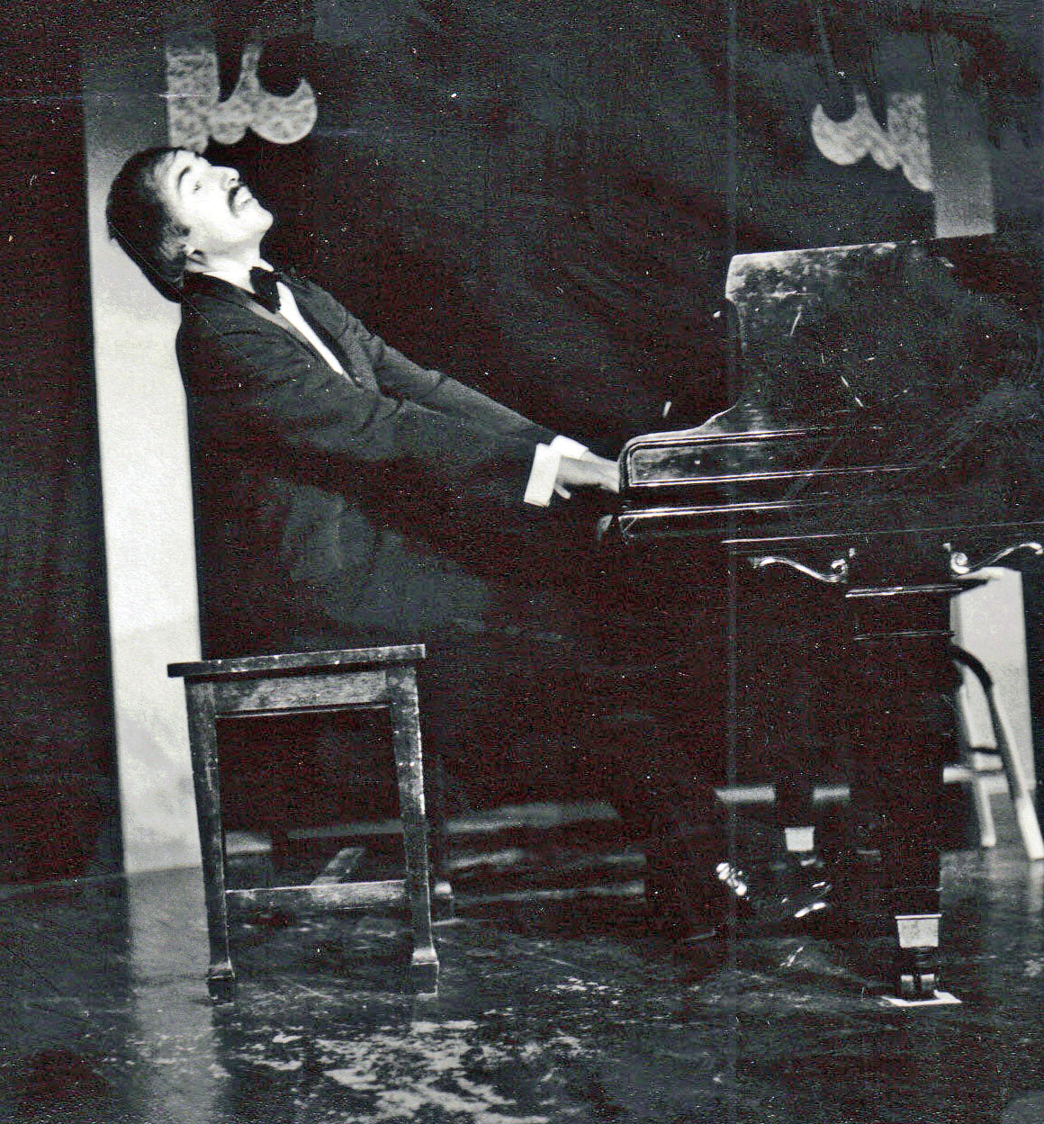 Denis at piano - 1974