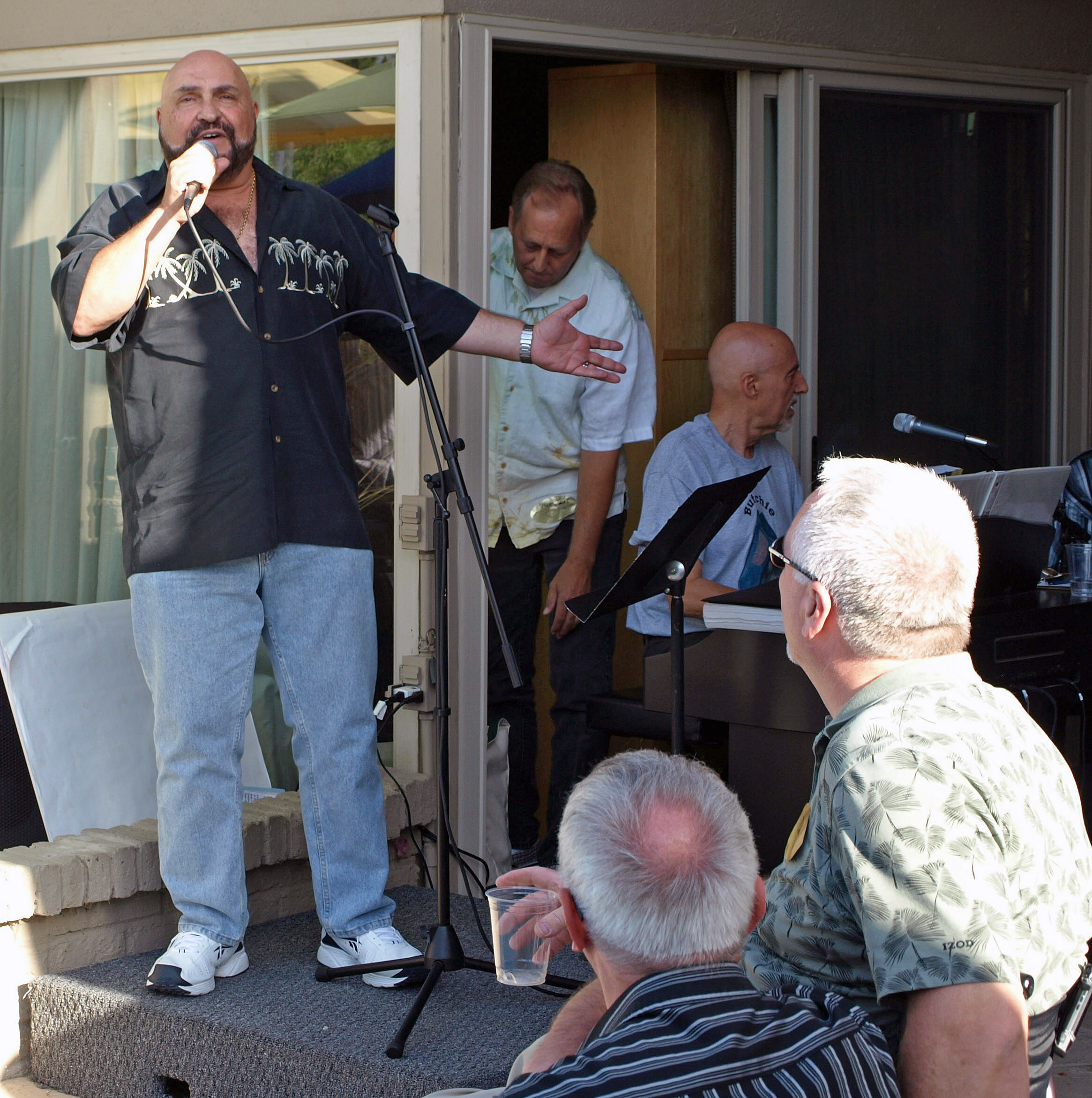 John at the party, 2009