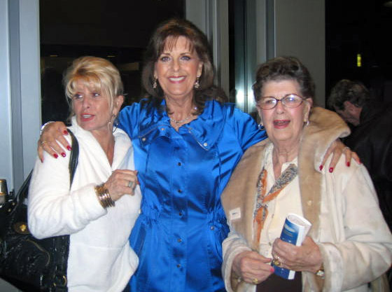 Liz and Dela and their mother, 2009