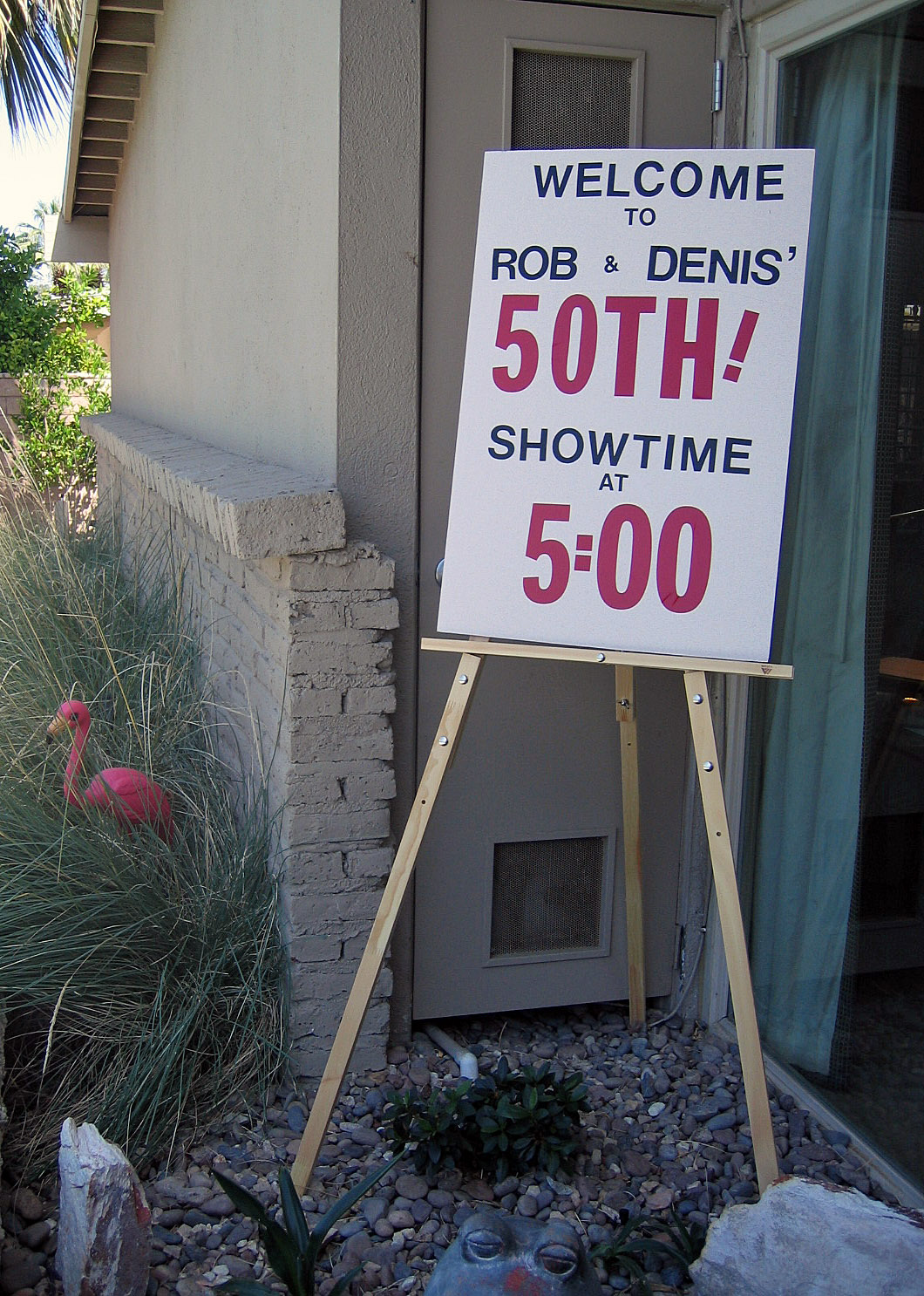 Poster announcing Showtime at 5:00